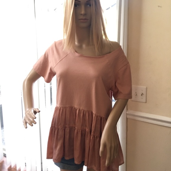 Anthropologie Tops - Anthropologie Babydoll Top - Pink